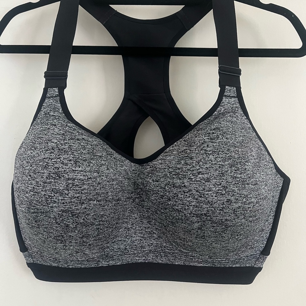 Heathered Gray Sports Bra